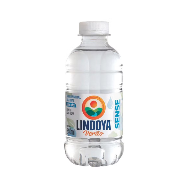 Água Mineral Personalizada Lindoya Sense 240ML