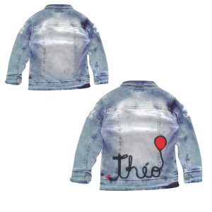 Camisa Jeans Infantil Personalizada 1