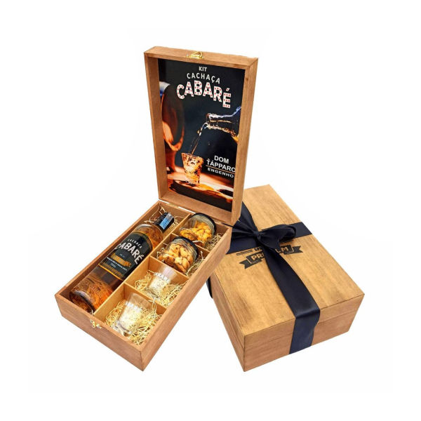 Kit Cachaça com Aperitivos Personalizado