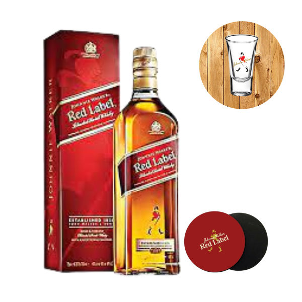 Kit Red Label com 2 Copos Personalizado