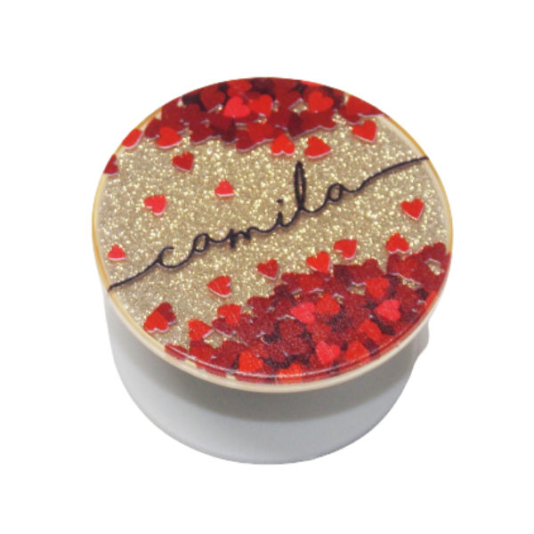 Pop Socket Glitter Personalizado