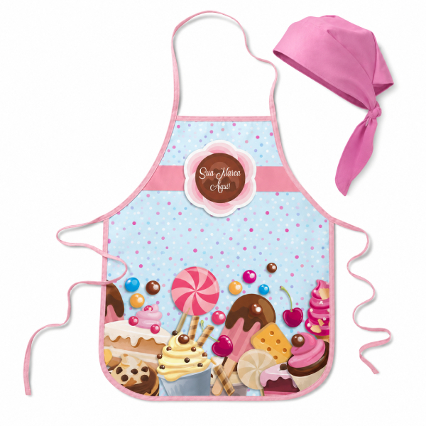 Avental de Cozinha Personalizado Feminino