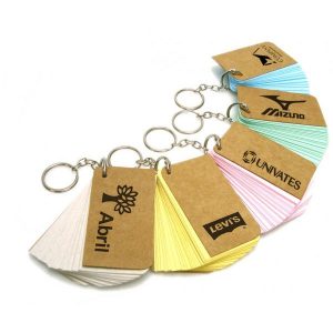Chaveiro Notas Kraft Color Personalizado