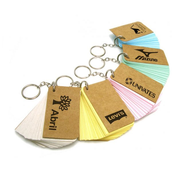 Chaveiro Notas Kraft Color Personalizado