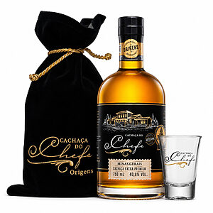Cachaça do Chefe Extra Premium Copo Personalizado