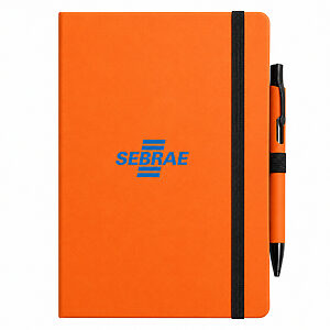 Caderno de Anotações Sem Pauta para Brindes