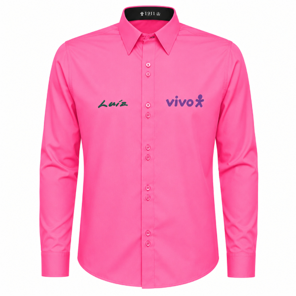 Camisa Social Com Bolso