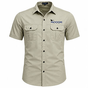 Camisa Social com Manga Curta Personalizada