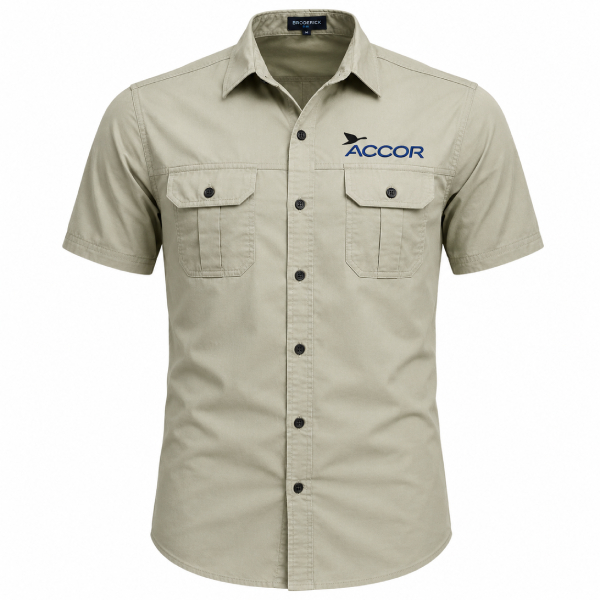 Camisa Social com Manga Curta Personalizada