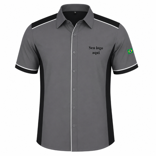 Camisa Social Uniforme Personalizada