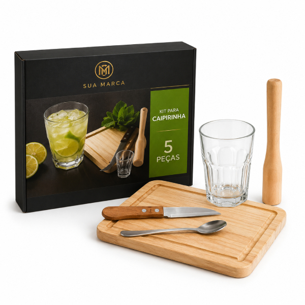Kit Álcool Caipirinha Empresa