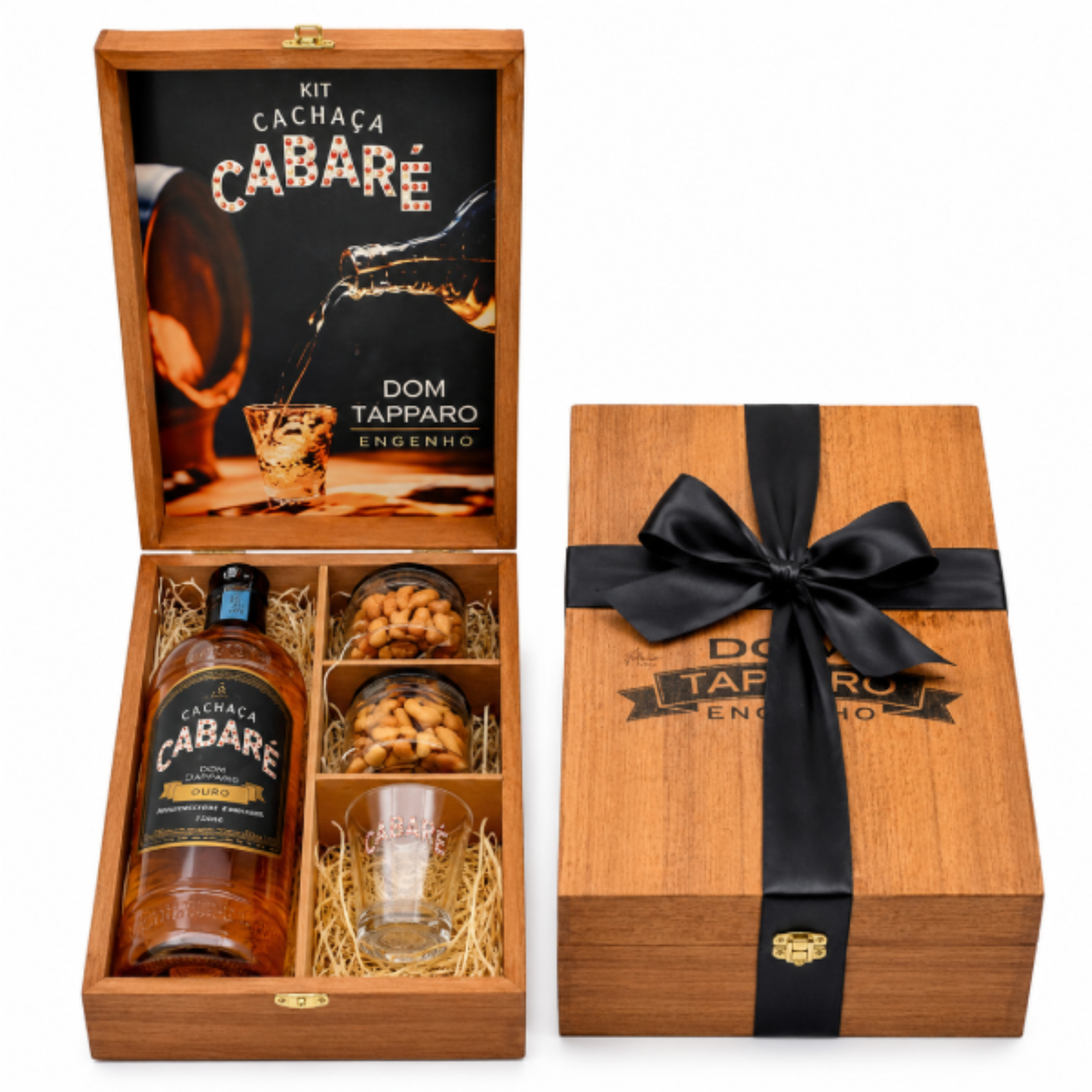 Kit Cachaça com Aperitivos Personalizado