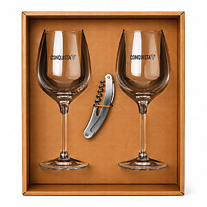 Kit vinho com Taças Personalizadas