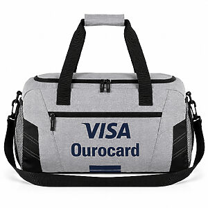 Mala Esportiva com Bolso Frontal e Lateral