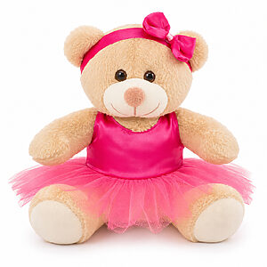 Mascote de Pelúcia Urso Bailarina