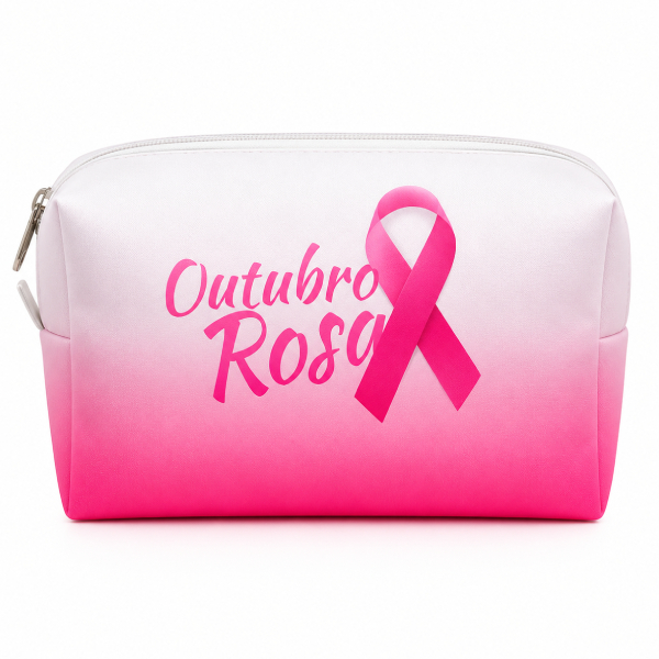 Necessaire Outubro Rosa