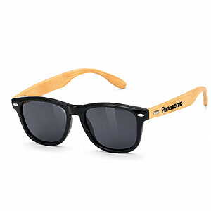 Óculos Hastes Bambu Personalizado
