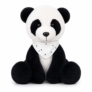 Panda De Pelúcia Bandana Personalizada