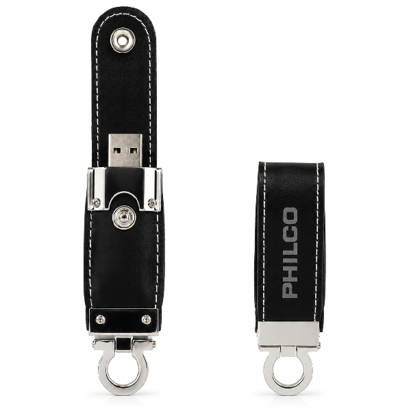 Pen Drive 8 GB em Couro Para Brinde Personalizado