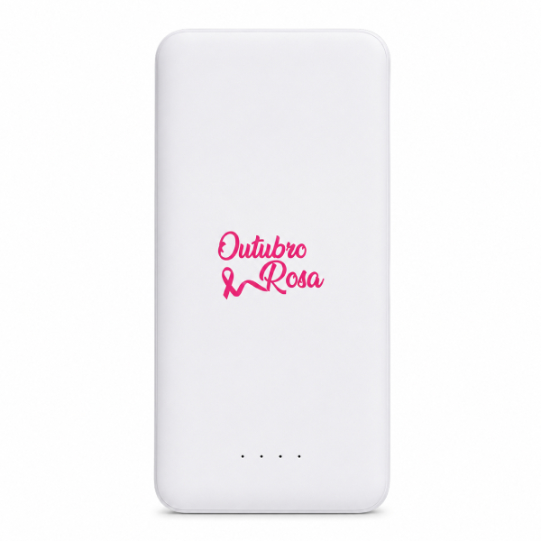 Power Bank Outubro Rosa