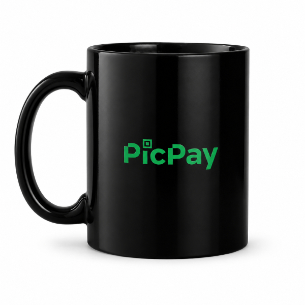 Caneca Preta Personalizada