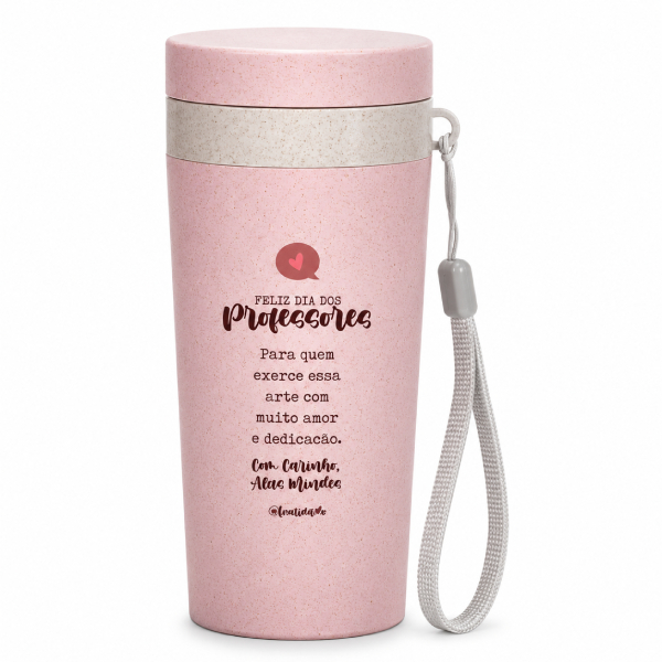 Copo Térmico Fibra de Bambu Brinde Personalizado