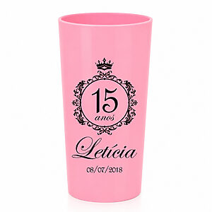 Copos personalizados aniversário