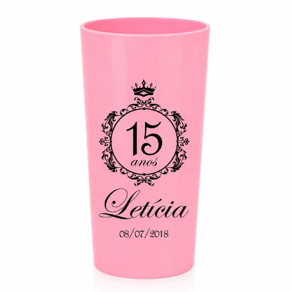 Copos personalizados aniversário