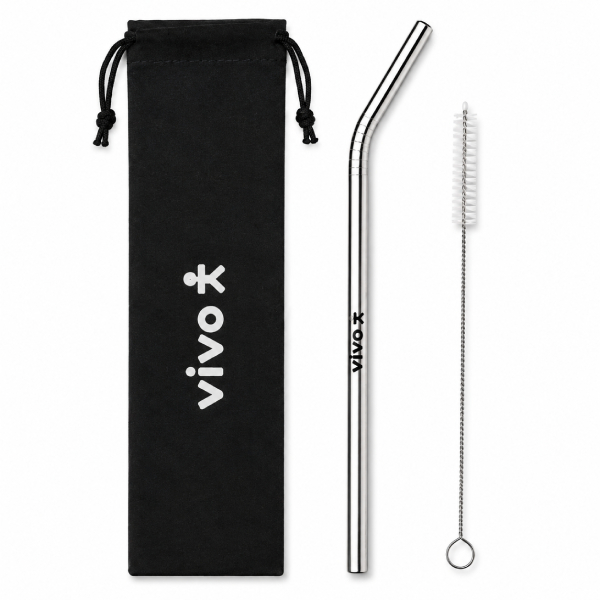 Kit Canudo de Metal com Escovinha Personalizado