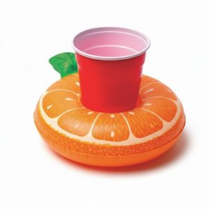 Boia para copo laranja