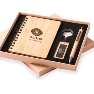 Kit Integração Ecológico em Bambu Personalizado