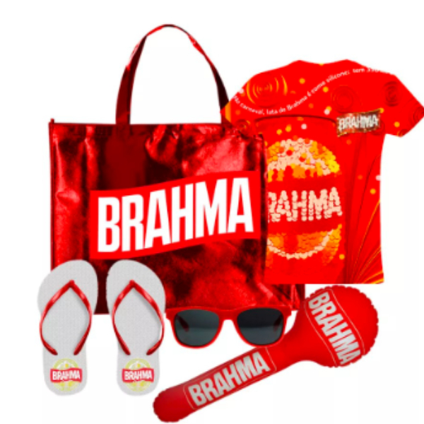 Kit de Carnaval Personalizado com Sacola, Abadá e Acessórios