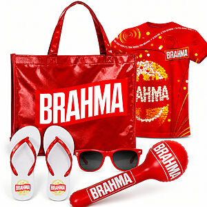 Kit de Carnaval Personalizado com Sacola, Abadá e Acessórios