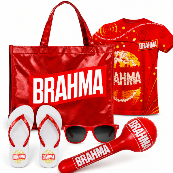Kit de Carnaval Personalizado com Sacola, Abadá e Acessórios