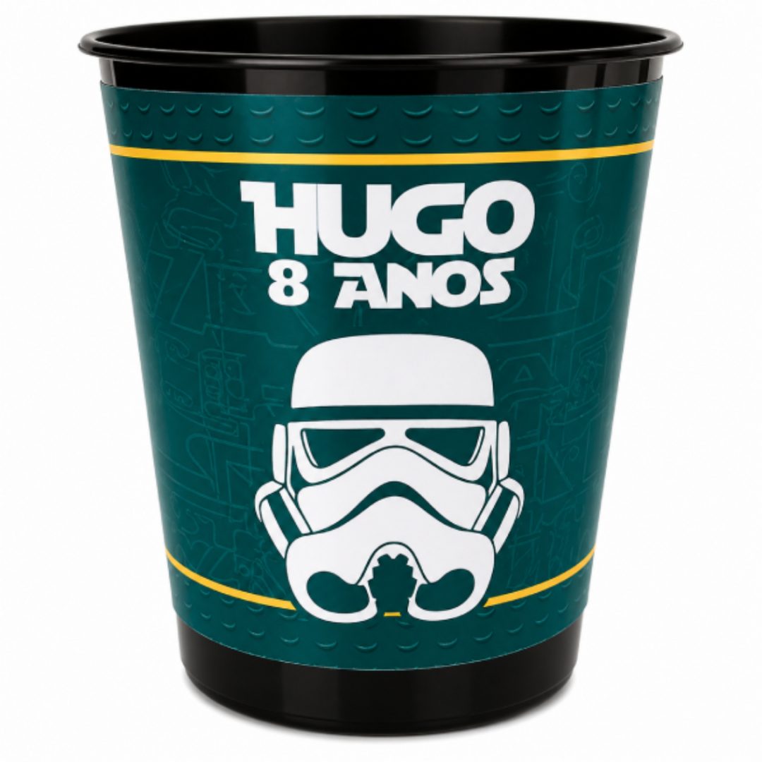 Balde de Pipoca Personalizado para Festa Infantil