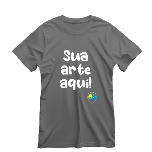 Camiseta Laranja Personalizada em Algodão ou Dryfit