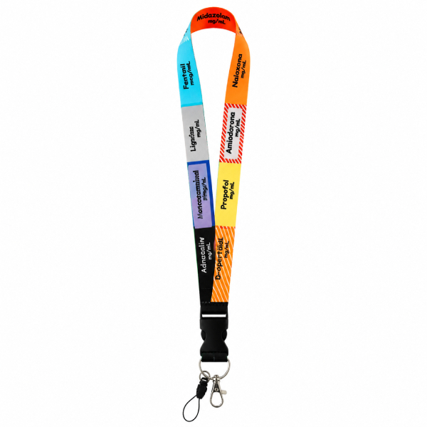 Cordão para Crachá Personalizado Santos