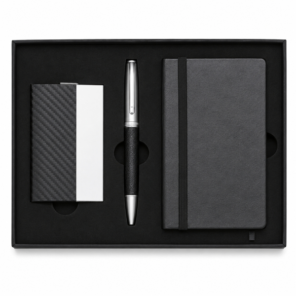 Kit Carteira e Moleskine Personalizado