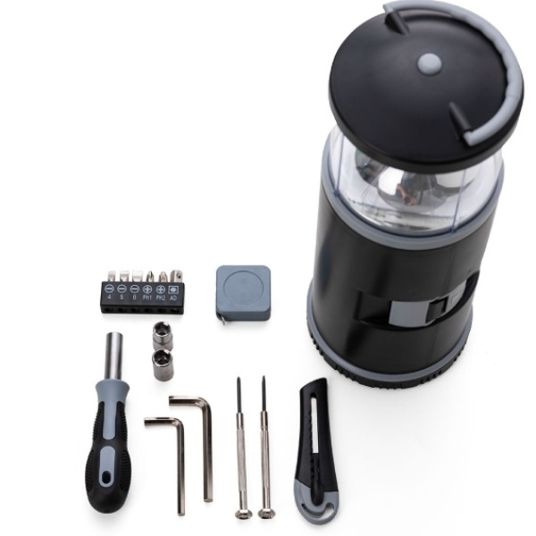 Lanterna com Kit Ferramentas 15 Peças Personalizado
