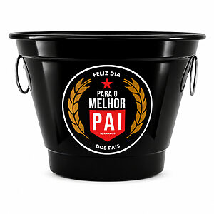 Balde de Gelo Personalizado dos Pais