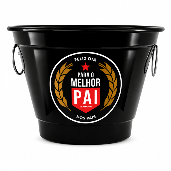 Balde de Gelo Personalizado dos Pais