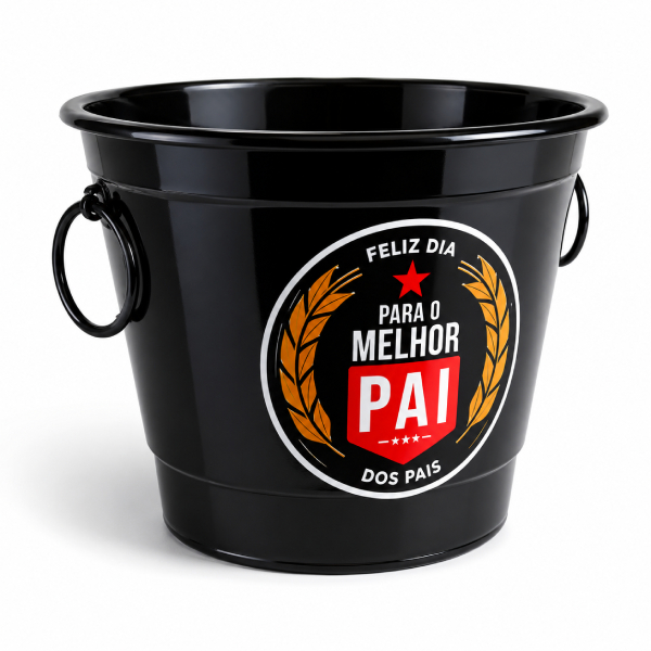 Balde de Gelo Personalizado dos Pais
