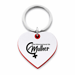 Chaveiro Comemorativo Dia da Mulher