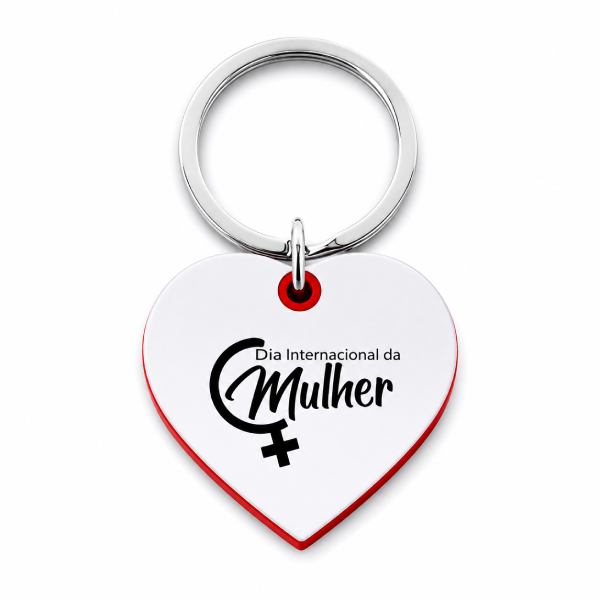 Chaveiro Comemorativo Dia da Mulher