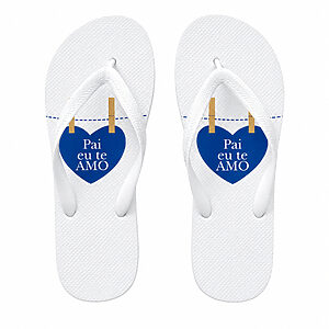 Chinelo Dia dos Pais Personalizado Evento