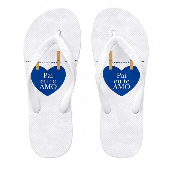 Chinelo Dia dos Pais Personalizado Evento