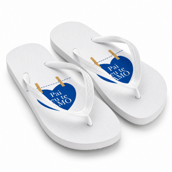 Chinelo Dia dos Pais Personalizado Evento