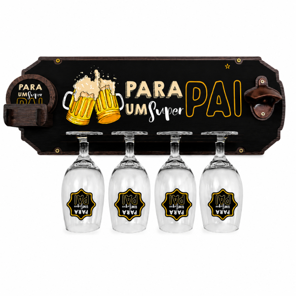 Porta Copo Para Abridor Dia dos Pais