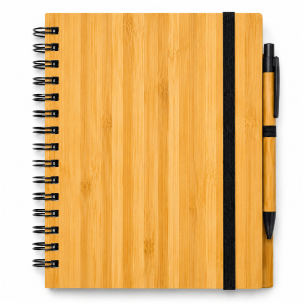 Agenda Bambu Resistente Personalizada