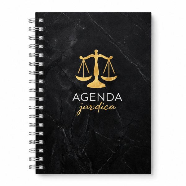 Agenda Diário de Direito 2026 Personalizada